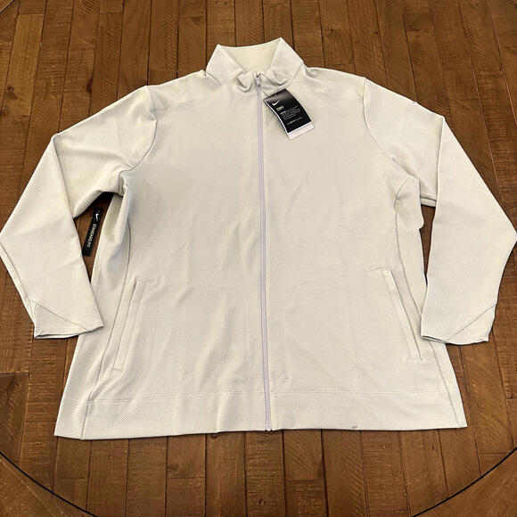 NWT Nike Dri-Fit UV Gray Golf Jacket Sz Women's 2XL - Picture 1 of 9
